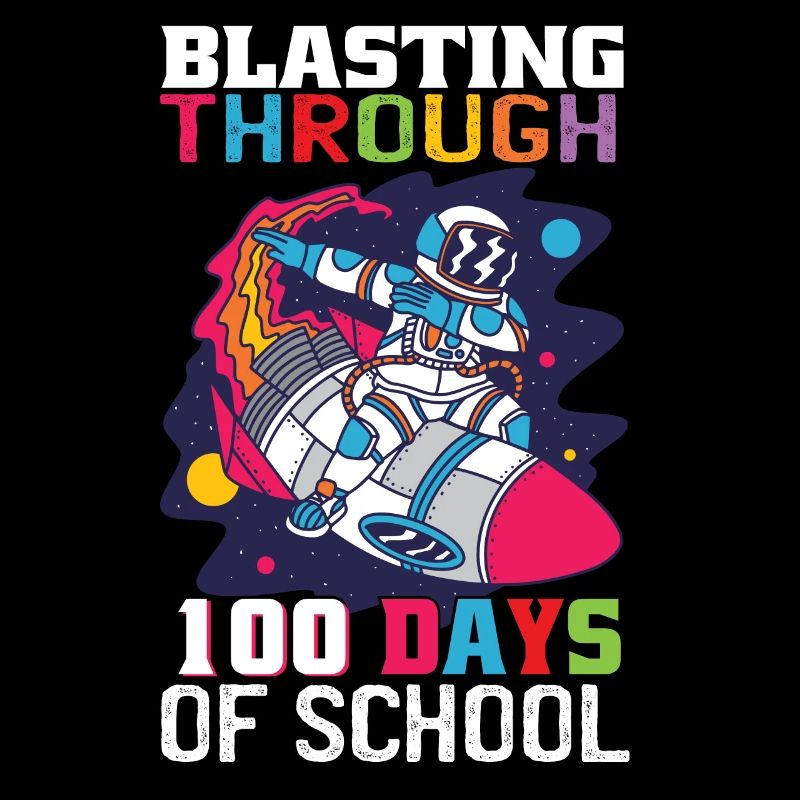 Sprengen Durch 100 Tage Schulrakete