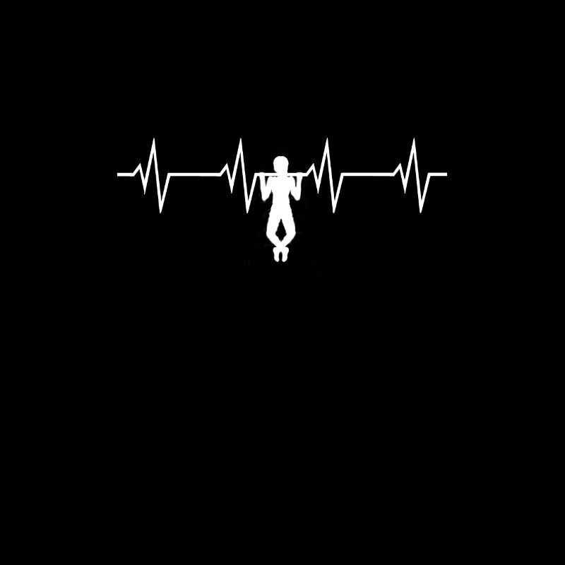 Calisthenics Street Workout Pullup Heartbeat ECG