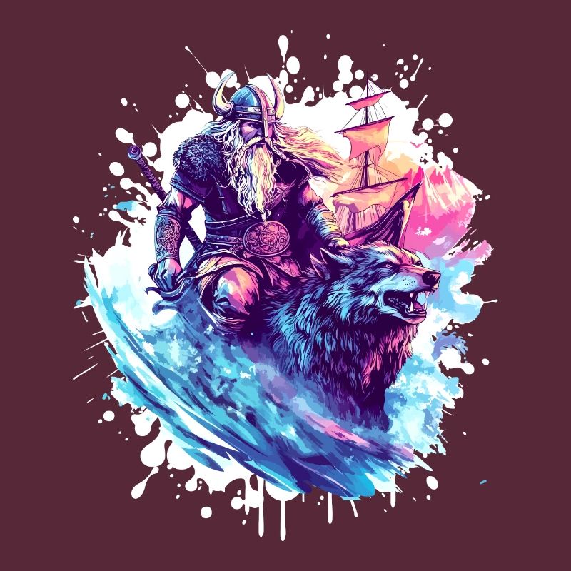 Wikinger Wolf Krieger Valhalla
