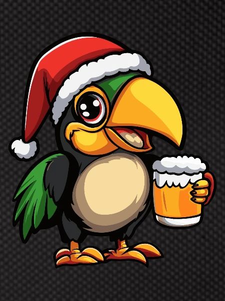 Toucan Bird Bière Noël