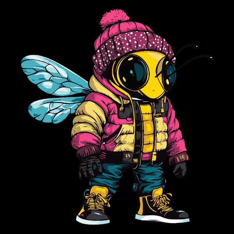 Abeille Drôle Hiver