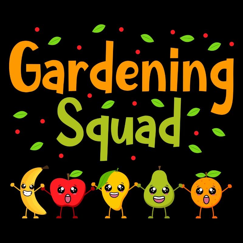 Gardening Squad Cute Vegetables Nature Lover
