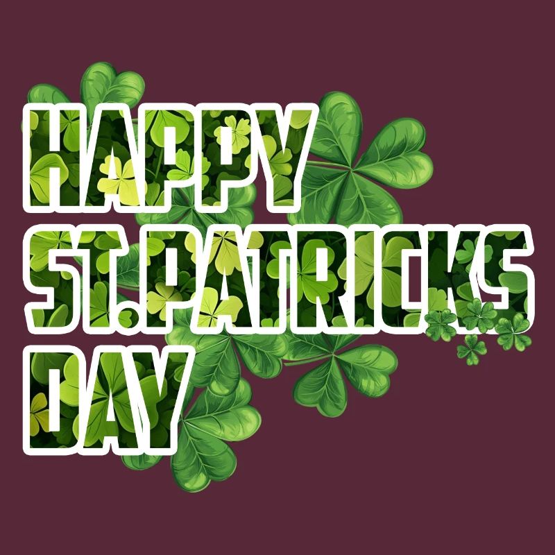 Joyeuse Saint-Patrick - Shamrock Design