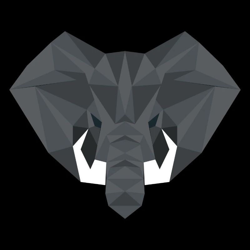 Art d'éléphants, animaux mignons, animaux