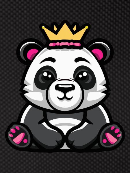 Panda Comic Crown