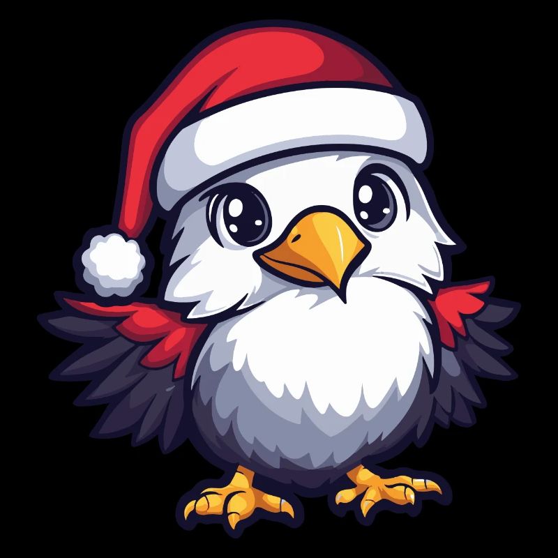 Aigle Noël mignon