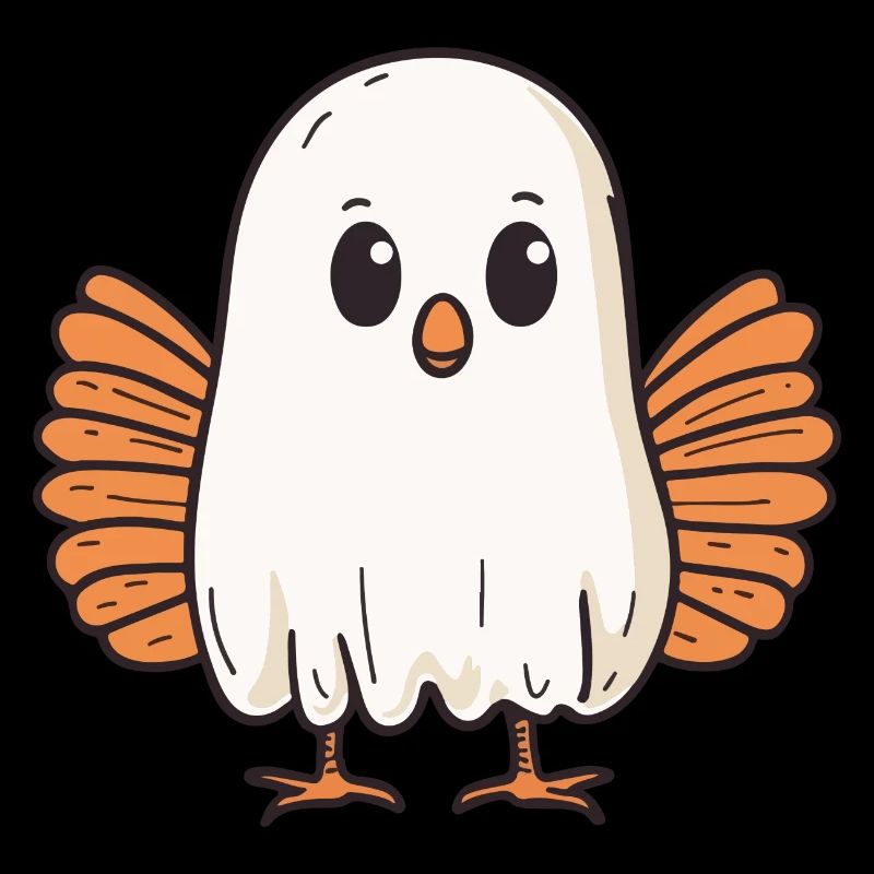 Truthahn Halloween Lustig Geist