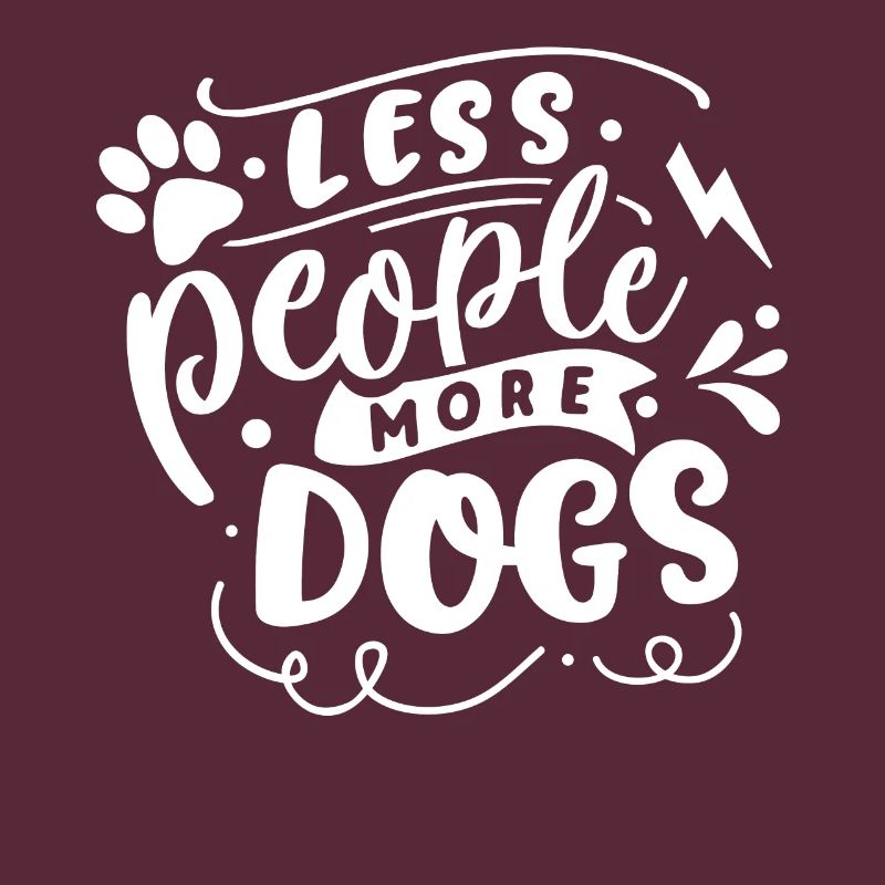 Moins de gens, plus de chiens