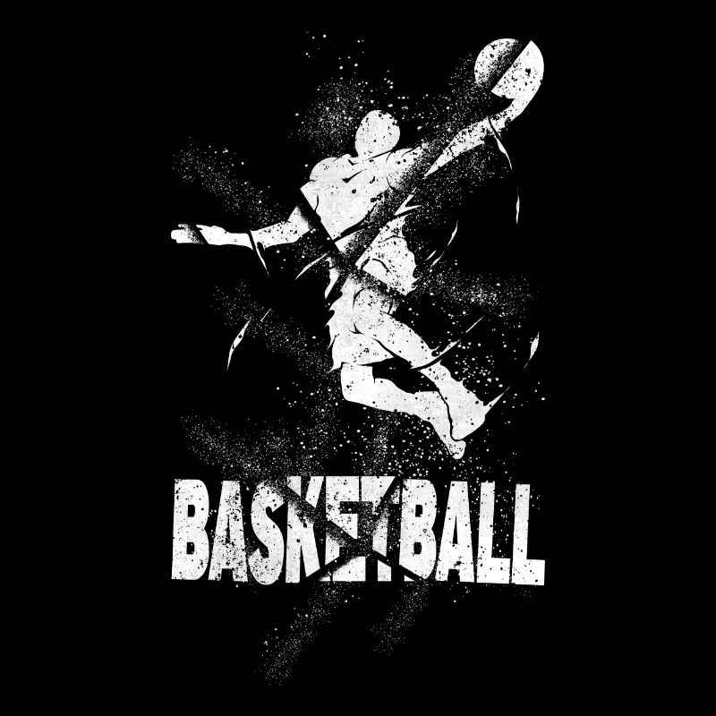 Basketteur Basketteur Dunking Grunge Splash