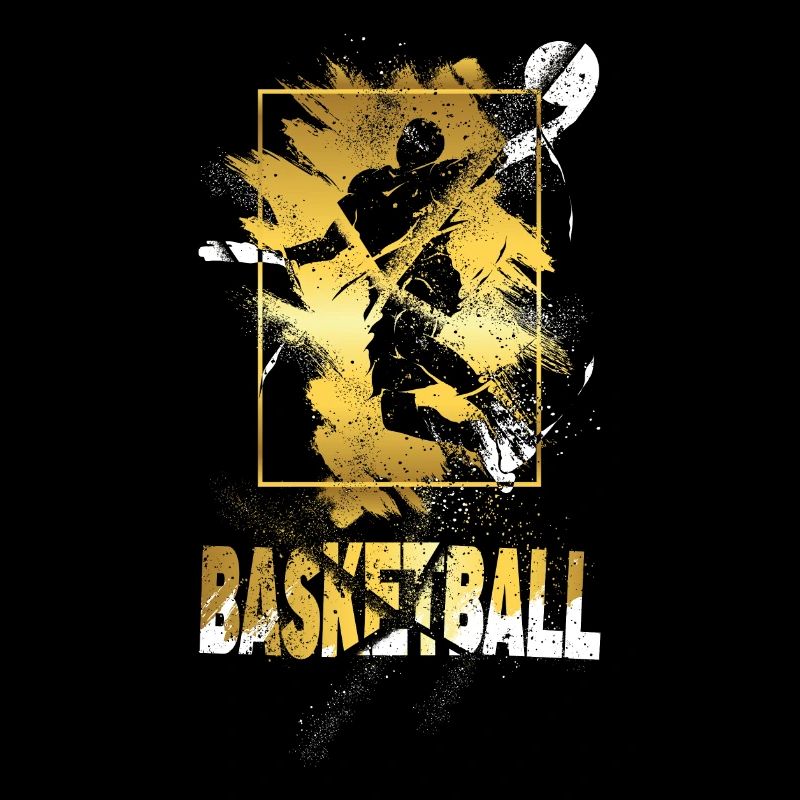 Basketteur Basketteur Dunking Gold Splash
