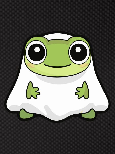 Frog Halloween Funny Ghost