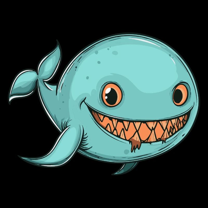 Whale Halloween Funny Zombie