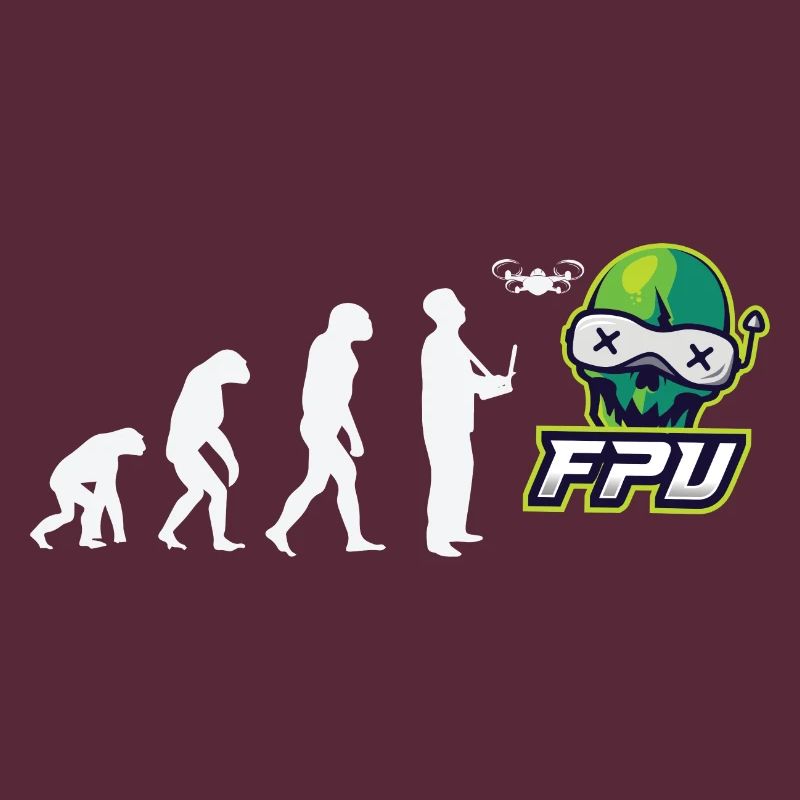 FPV Drohnen Evolution Geschenk Technik Roboter