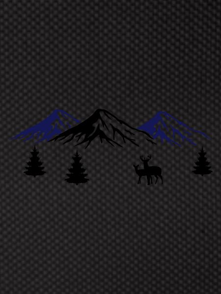 mountains deer nature