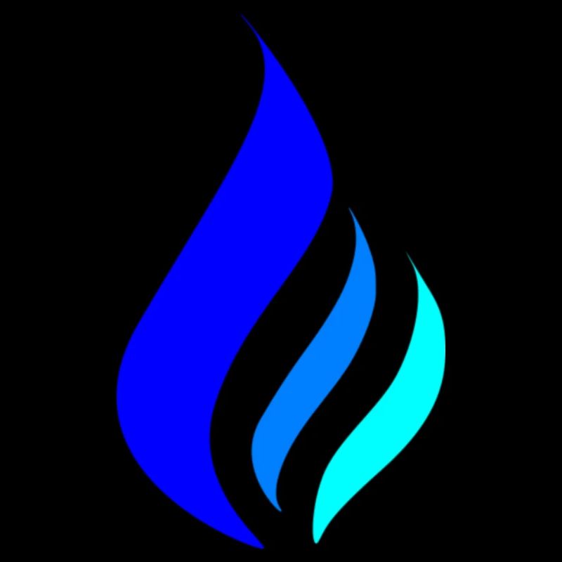 Blaue Flamme - Blue Flame