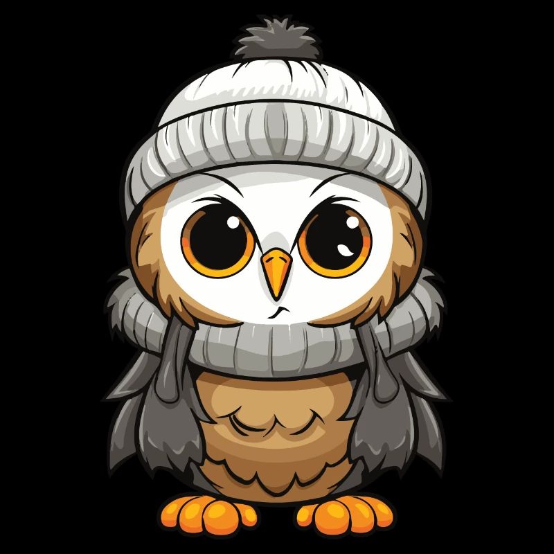 Owl Comic Winter Cozy