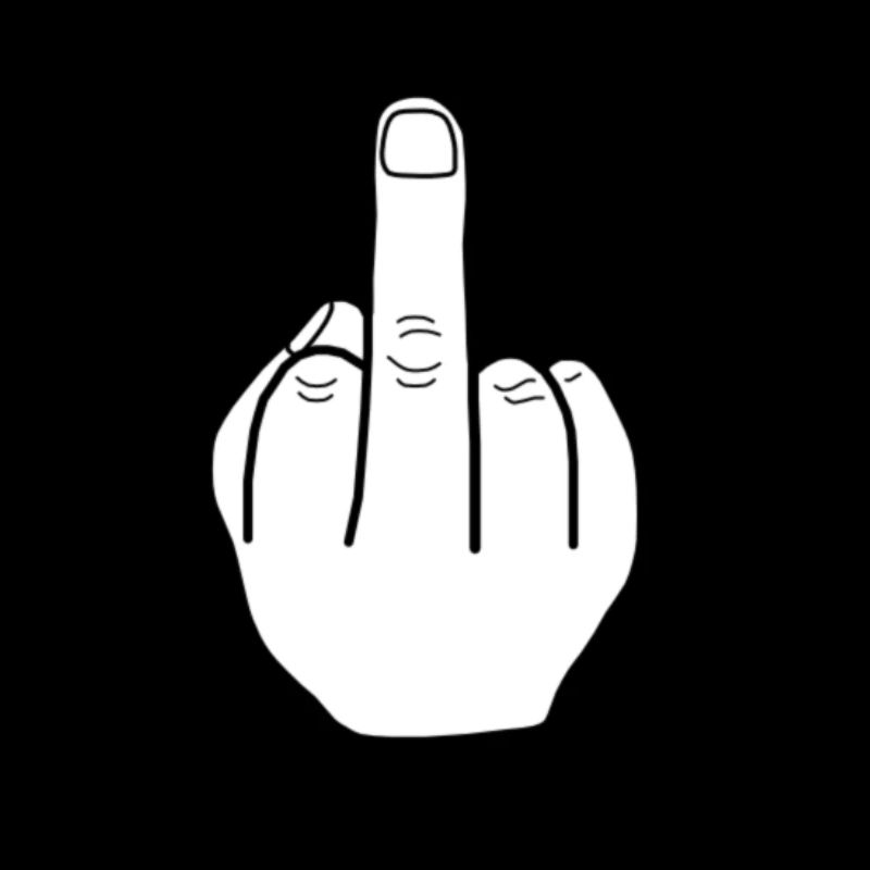 Mittelfinger Stinkefinger