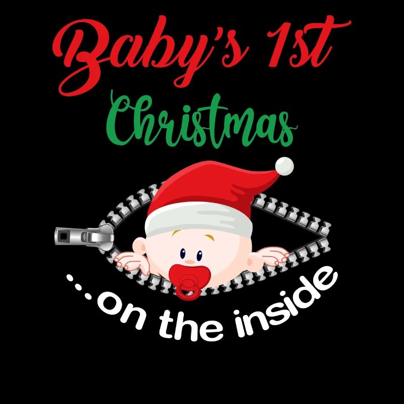 Bébé s 1 er Noël à l intérieur