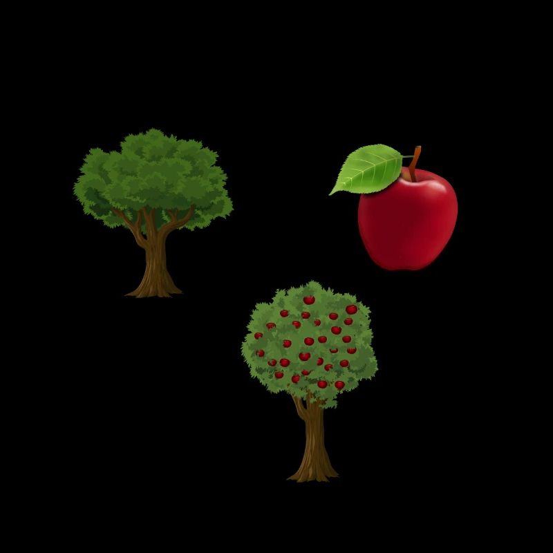 Plant + apple = apple tree