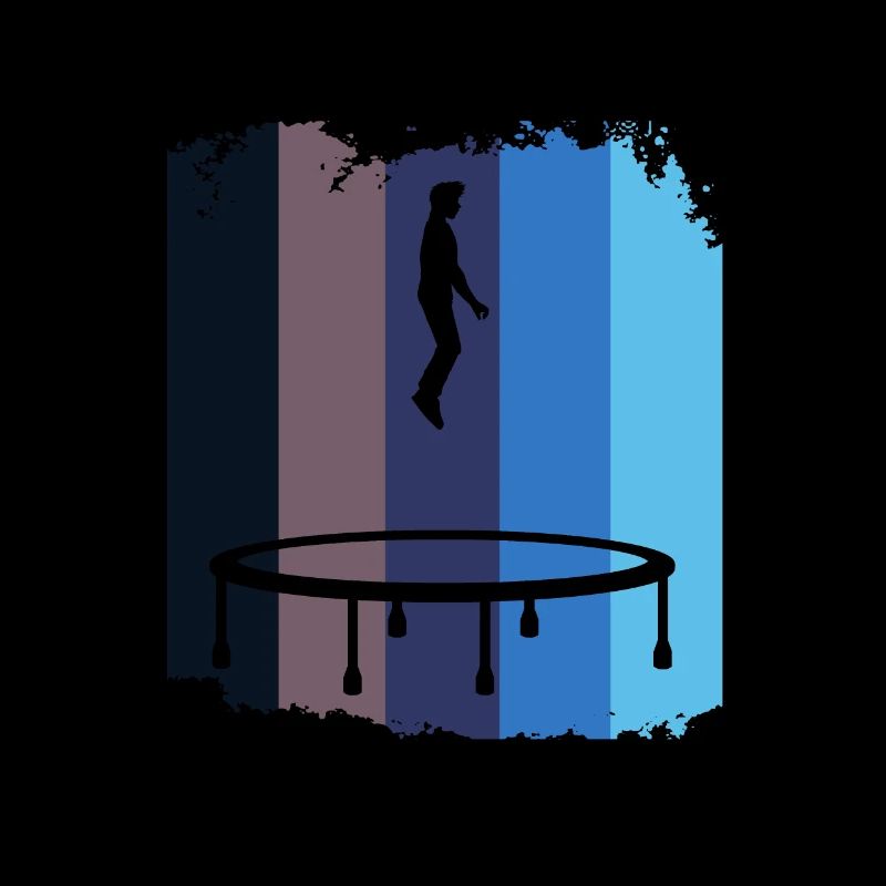 Busy Jumping Trampoline Ironic Saying Bounce