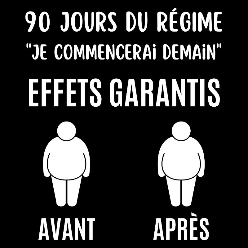 régime je commencerai demain
