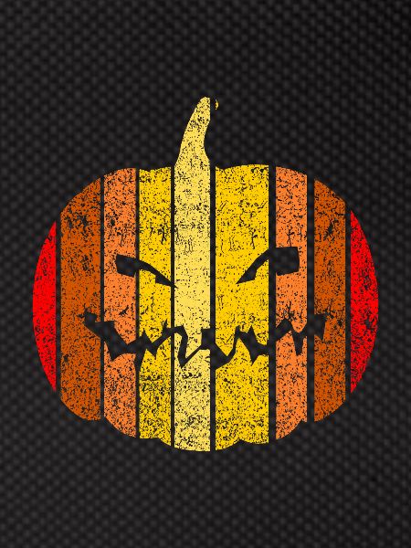 Vertical Sunset Pumpkin