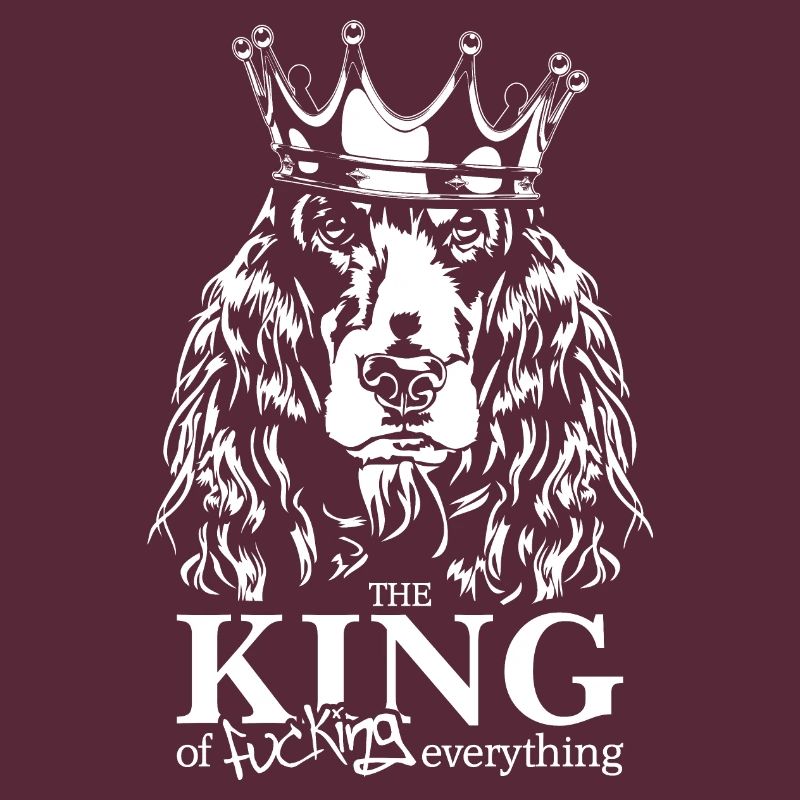 COCKER SPANIEL King Hundespruch Hunde Wilsigns