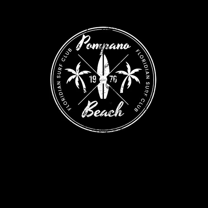 Retro Pompano Beach Florida Beach Vacances
