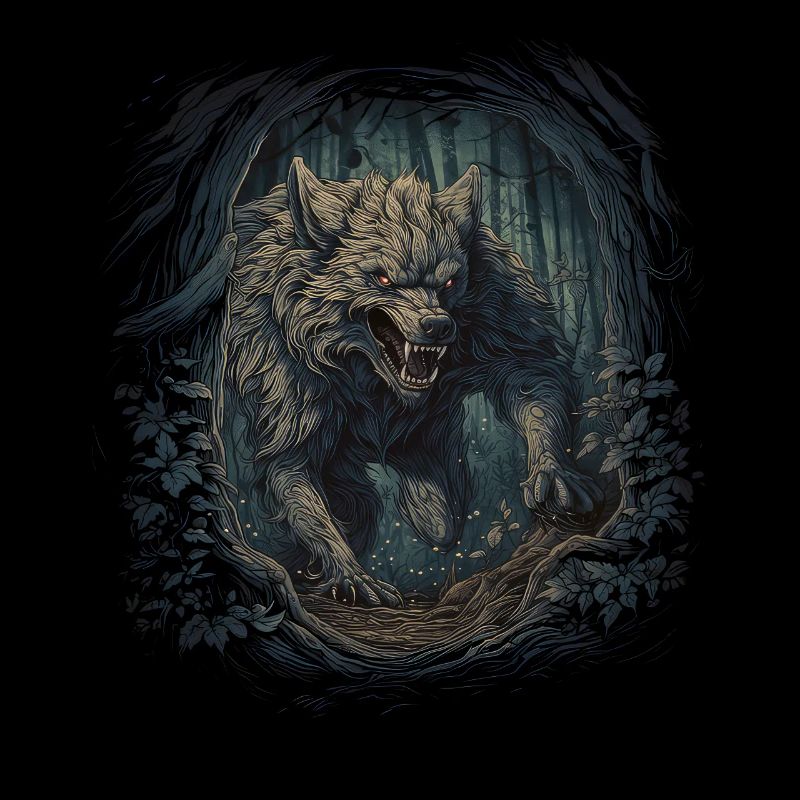 Dog Wolf Werewolf Cerberus Hellhound myth