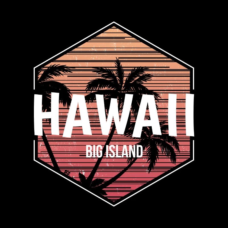 Big Island Beach Vacation Souvenir