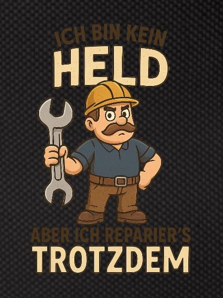 Handwerker mit Humor