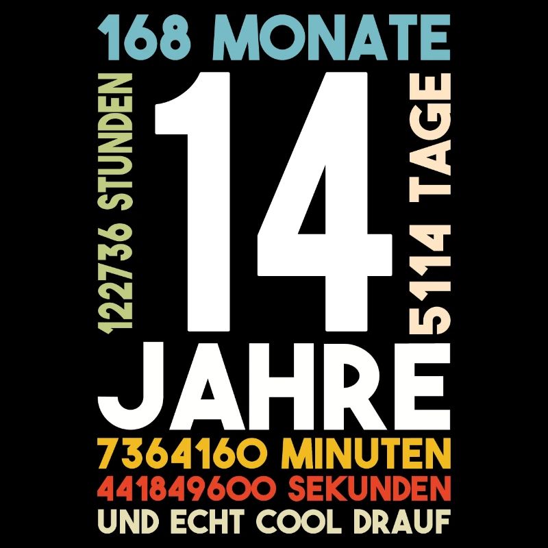 14 Jahre Geburtstag Kind Cool drauf Geschenk