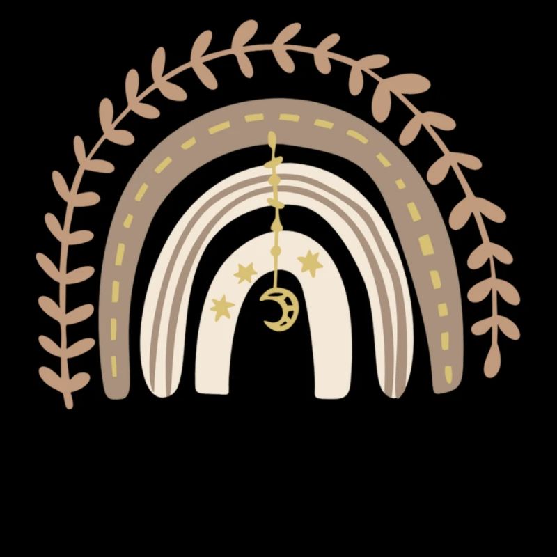 Regenbogen boho vintage