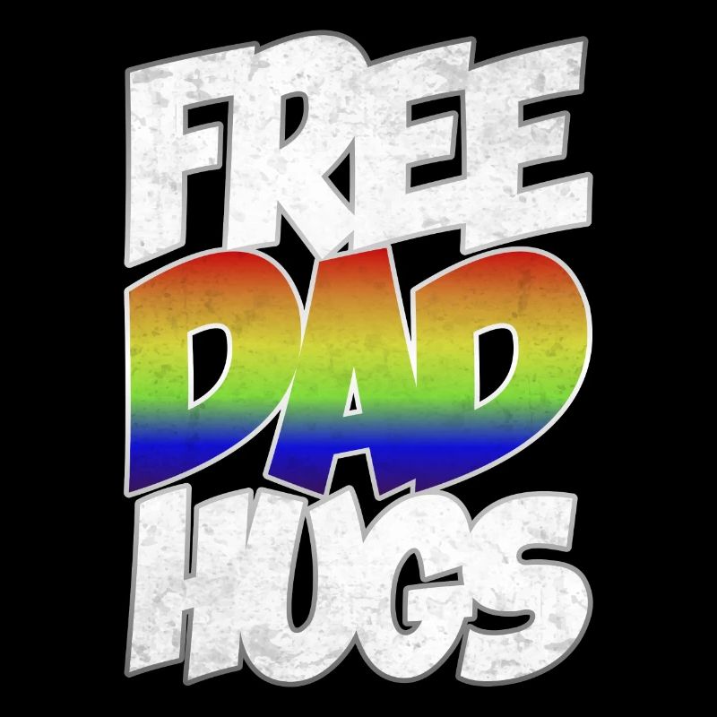 Free Dad Hugs Vatertags Geschenk