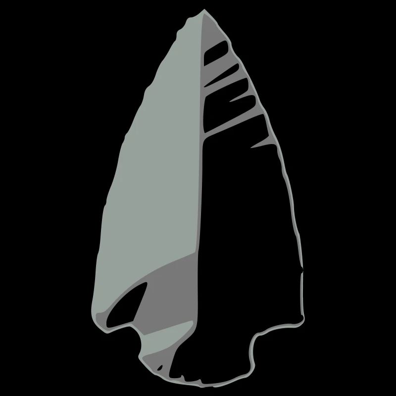flint arrowhead indian
