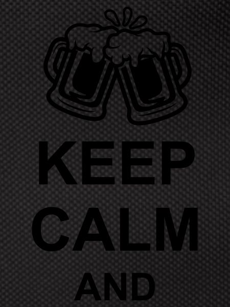Beer Keep Calm Text