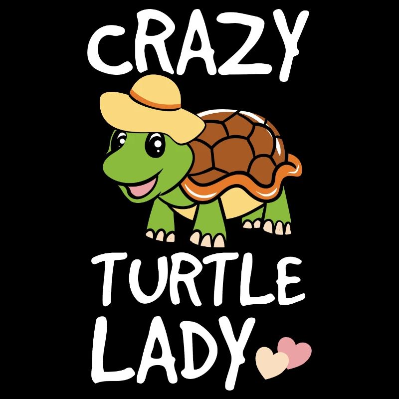 Funny Turtle Crazy Turtle Lady Gift