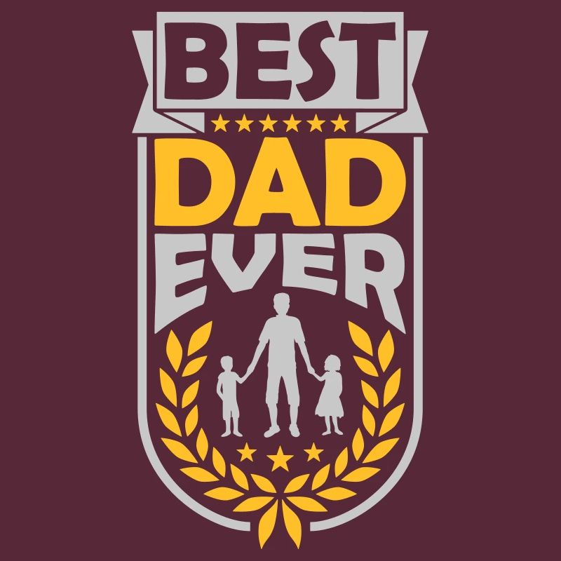 Best Dad Ever Laurel Wreath
