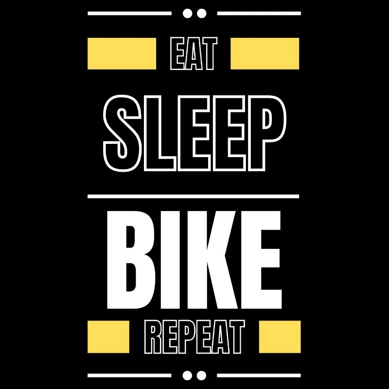eat sleep bike repeat geschenk idee spruch rad