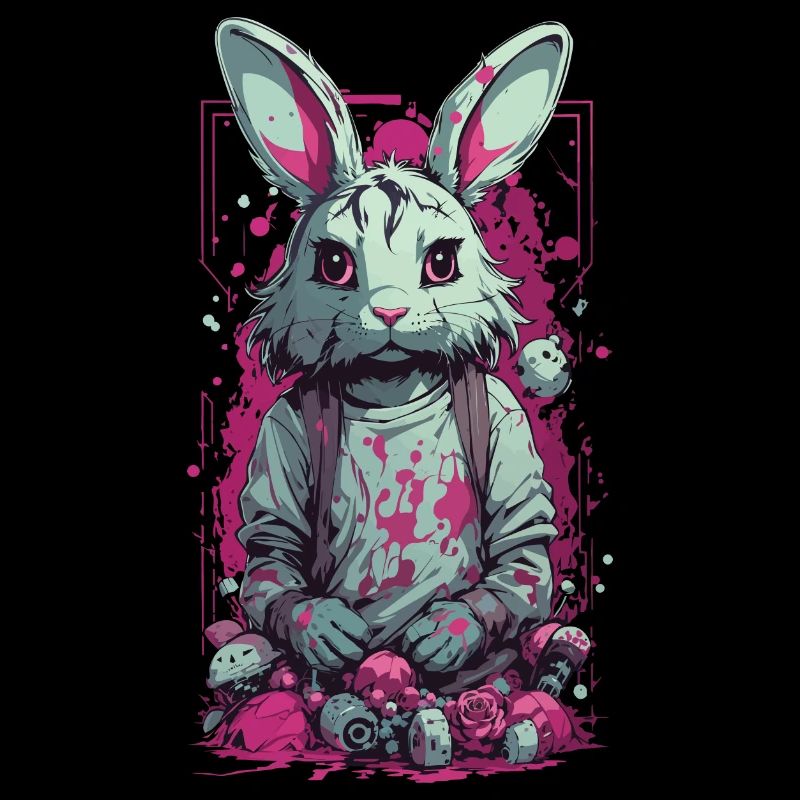 Gothic  Horror Splatter Kunst