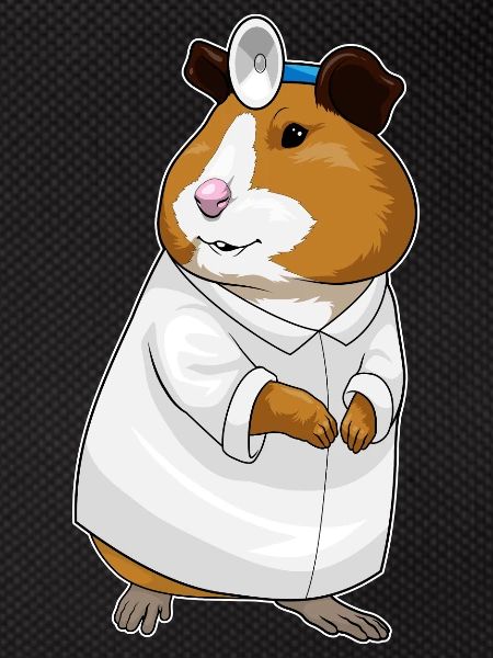 Hamster Arzt Arztkittel