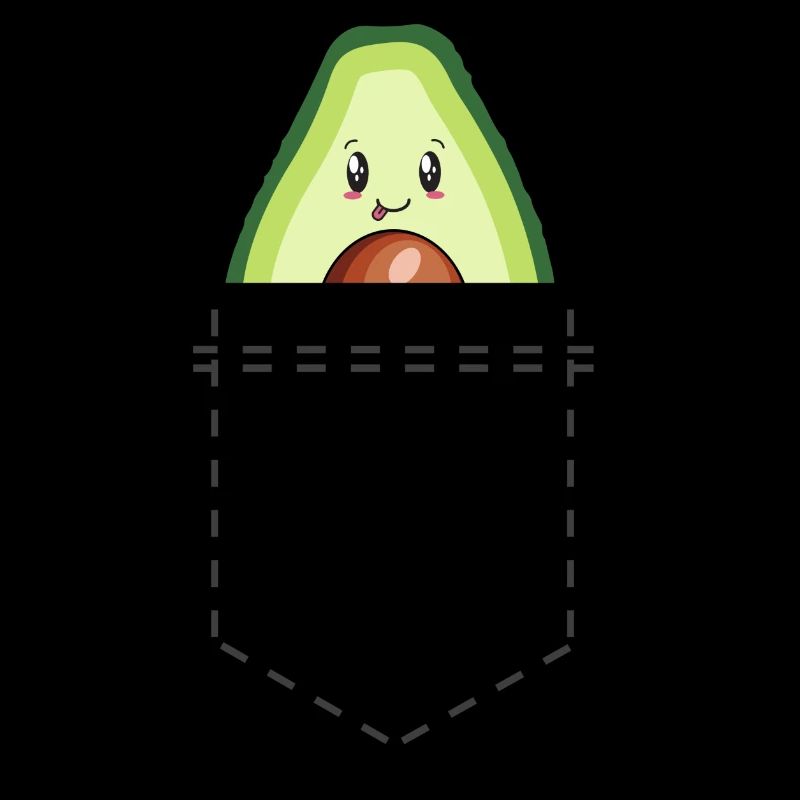 Hemdtasche mit Avocado