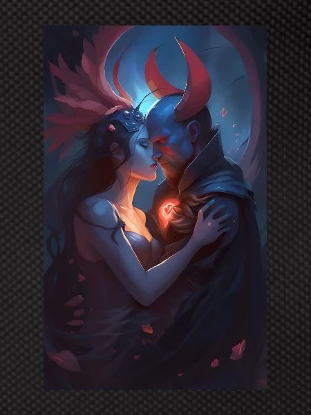 Demons Fantasy love scene