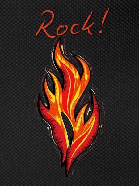 Rock Fire & Flame