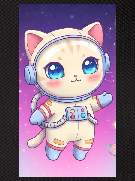 Astronaut kitten