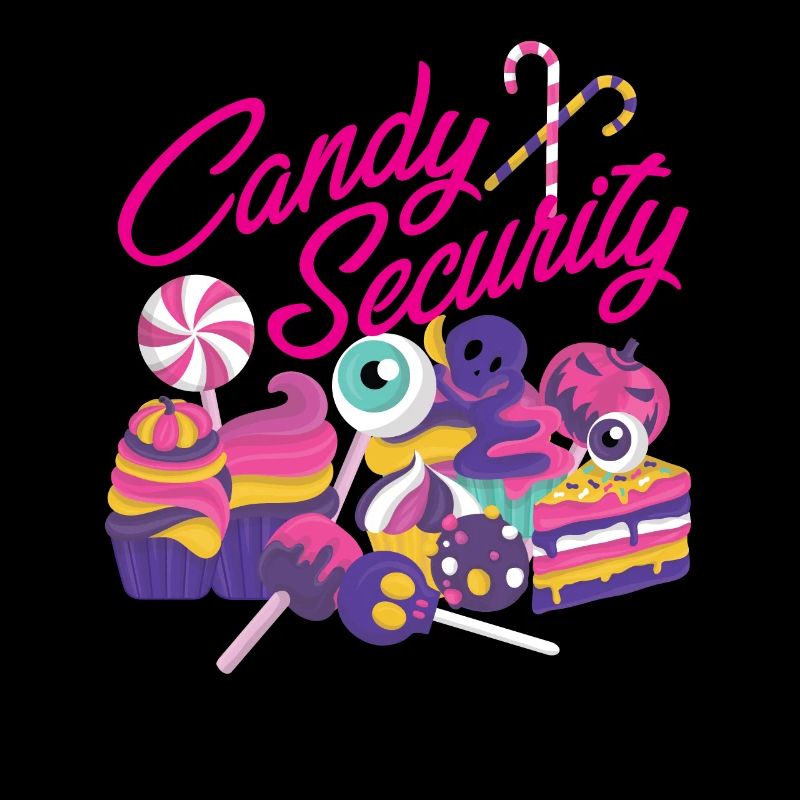 Candy Security Maman Papa Costume d’anniversaire assorti