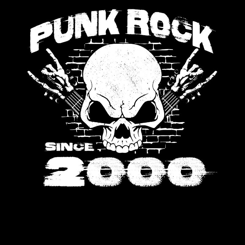 Punk Rock Since 2000 - Skull Rock Hands 24th