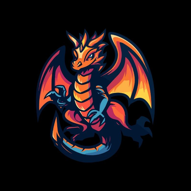 Drache Comic