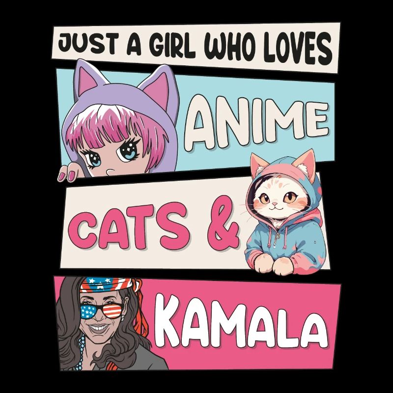 Chat Dames pour Kamala - Anime, Chats et Kamala 24