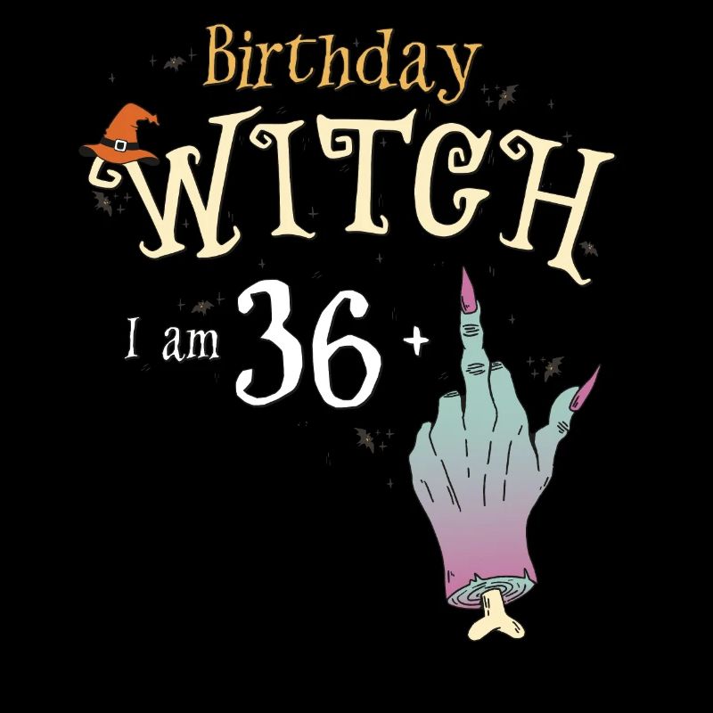 37. Geburtstag Hexe Lustige HallowQueen Trick oder